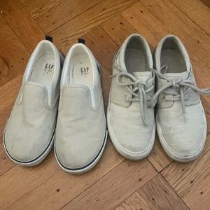 Zara and Gap boy skippy sneakers
